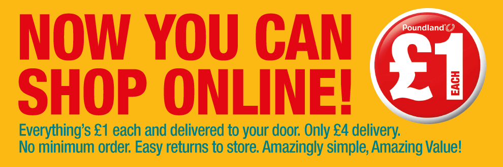 Poundland online shopping